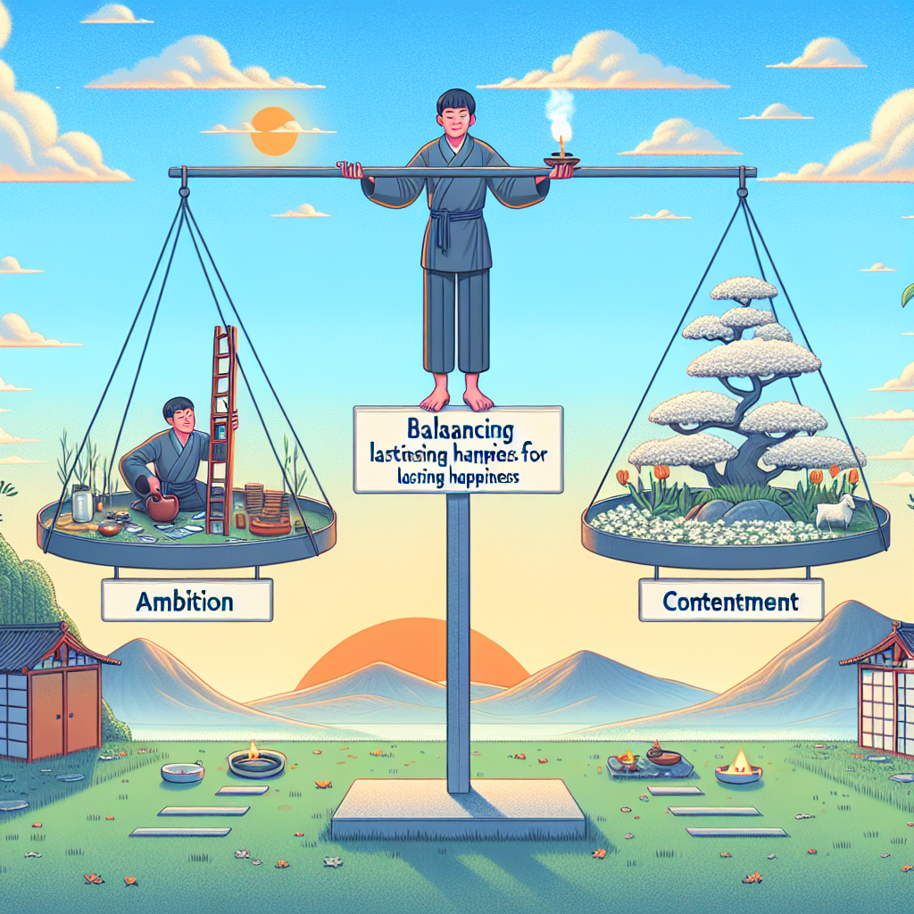 Balancing Ambition and Contentment for Lasting Happiness