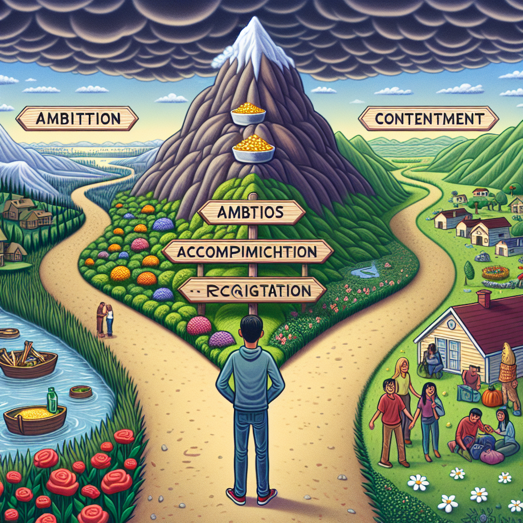 Balancing Ambition and Contentment for Lasting Happiness