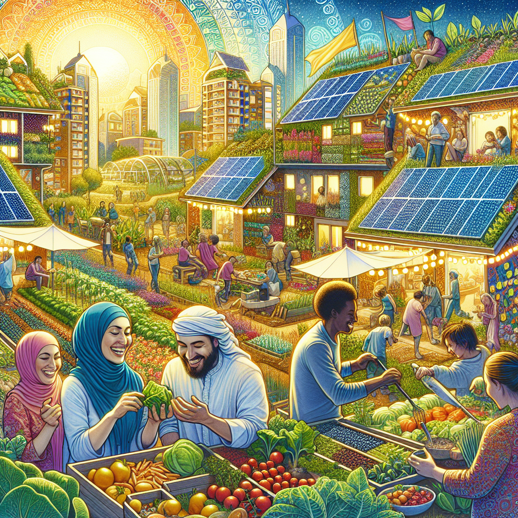 Achieving Happiness Through Green Living in Co-Housing and Communal Spaces
