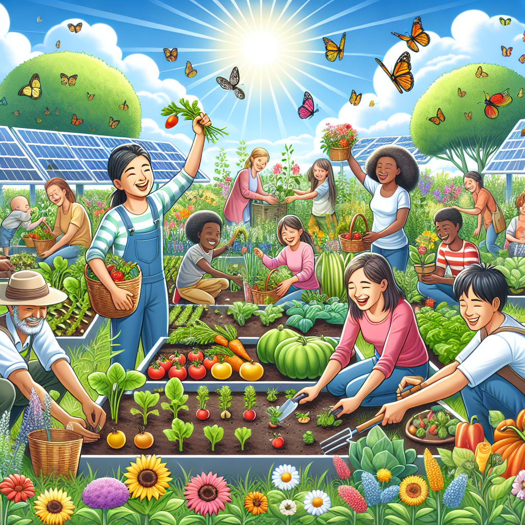 Achieving Happiness Through Sustainable Agriculture and Community Gardens