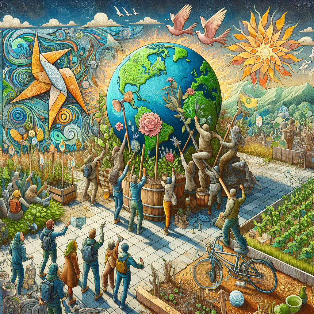 Building Resilience in the Face of Environmental Art Installations and Activism
