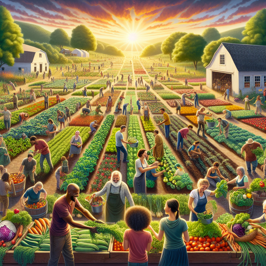 Achieving Happiness Through Sustainable Agriculture and Community Gardens