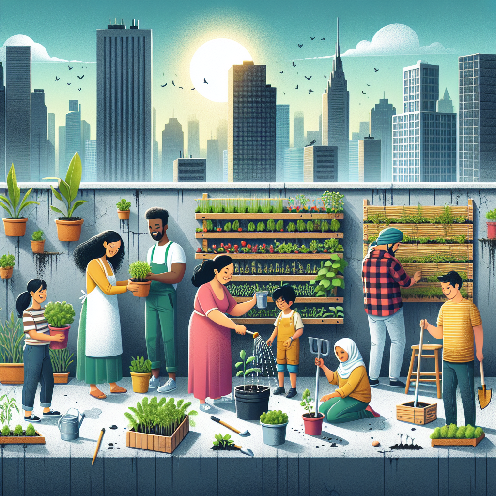Building Resilience Through Participating in Urban Gardening Initiatives